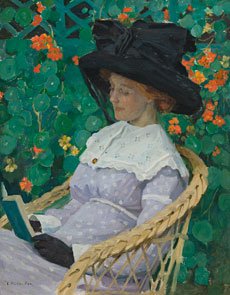 Emanuel Phillips Fox's Nasturtiums