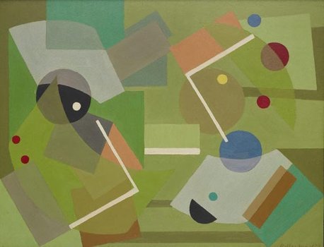 Ralph Balson Construction in green 1942