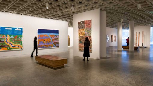 a view inside Yiribana Gallery