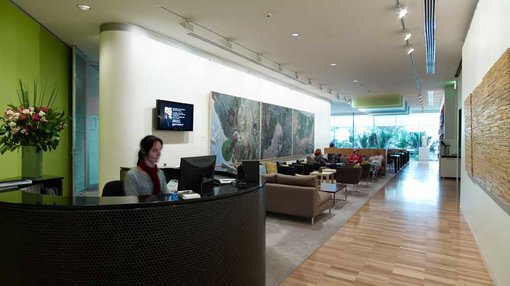 a view inside Art Gallery Society (members lounge)